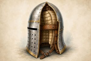 Medieval-helmet-padding